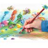 Színes ceruza készlet, háromszögletű, STAEDTLER "Noris Colour 187", 24 különböző szín