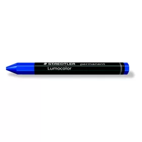 Jelölőkréta, mindenre író, vízálló (omnigraph), STAEDTLER "Lumocolor 236", kék