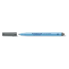   Alkoholmentes marker, OHP, 1 mm, STAEDTLER "Lumocolor® 305 M", fekete