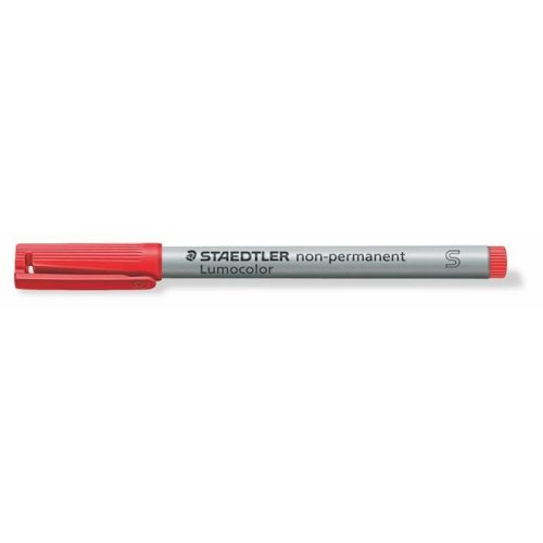 Alkoholmentes marker, OHP, 0,4 mm, STAEDTLER "Lumocolor® 311 S", piros