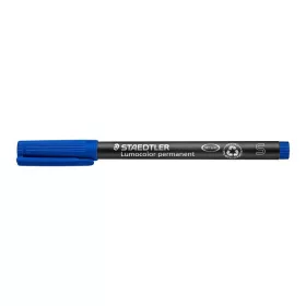   Alkoholos marker, OHP, 0,4 mm, STAEDTLER "Lumocolor® 313 S", kék