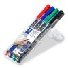 Alkoholos marker készlet, OHP, 0,4 mm, STAEDTLER "Lumocolor® 313 S", 4 különböző szín