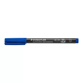   Alkoholos marker, OHP, 1-2,5 mm, STAEDTLER "Lumocolor® 314 B", kék