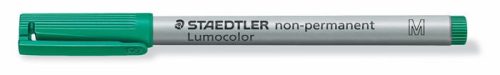 Alkoholmentes marker, OHP, 1 mm, STAEDTLER "Lumocolor® 315 M", zöld
