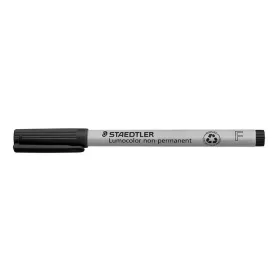   Alkoholmentes marker, OHP, 0,6 mm, STAEDTLER "Lumocolor® 316 F", fekete