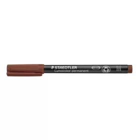   Alkoholos marker, OHP, 1 mm, STAEDTLER "Lumocolor® 317 M", barna