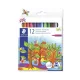 Filctoll készlet, 1 mm, STAEDTLER "325", 12 különböző szín