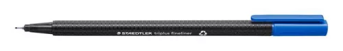 Tűfilc, 0,3 mm, STAEDTLER "Triplus 334", ciánkék