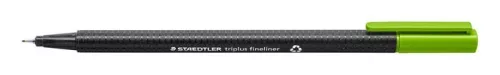 Tűfilc, 0,3 mm, STAEDTLER "Triplus 334", világoszöld