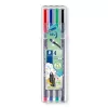 Tűfilc készlet, 0,3 mm, STAEDTLER "Triplus 334", 4 különböző szín