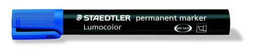 Alkoholos marker, 2-5 mm, vágott, STAEDTLER "Lumocolor® 350", kék