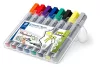 Flipchart marker vegyes készlet, 2/2-5 mm, STAEDTLER "Lumocolor® 356", 8 különböző szín