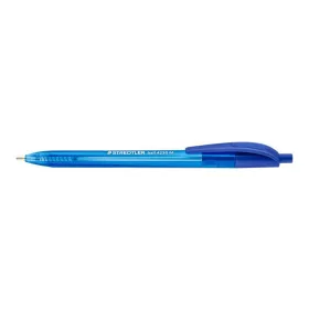   Golyóstoll, 1 mm, nyomógombos, STAEDTLER "Ball 4230 M", kék