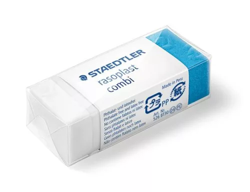 Radír, kombinált, STAEDTLER "Rasoplast Combi 526 BT"