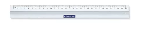 Vonalzó, alumínium, 30 cm, STAEDTLER "Mars 563"