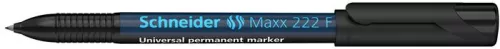 Alkoholos marker, OHP, 0,7 mm, SCHNEIDER "Maxx 222 F", fekete