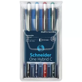 Rollertoll készlet, 0,3 mm, SCHNEIDER "One Hybrid C", 4 szín