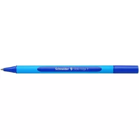   Golyóstoll, 0,3 mm, kupakos, SCHNEIDER "Slider Edge F", kék