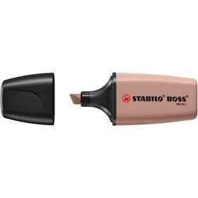   Szövegkiemelő, 1-4 mm, STABILO "Boss Mini Nature vibes", sötétbarna