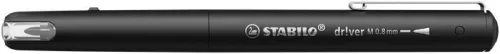 Filctoll, 0,8 mm, STABILO "dr!ver", fekete