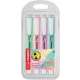 Szövegkiemelő készlet, 1-4 mm, STABILO "Swing Cool Pastel", 4 különböző szín