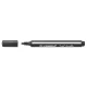 Filctoll, 1,5-2 mm, rugós hegy, STABILO "Trio Scribbi", fekete
