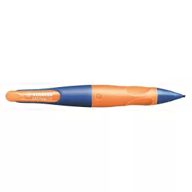 Nyomósirón, 1,4 mm, balkezes, STABILO "EasyErgo Start", kék/narancssárga