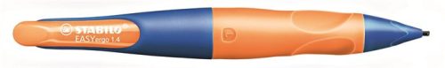Nyomósirón, 1,4 mm, balkezes, STABILO "EasyErgo Start", kék/narancssárga