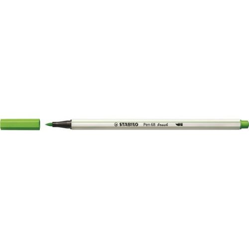 Ecsetirón, STABILO "Pen 68 brush", világoszöld
