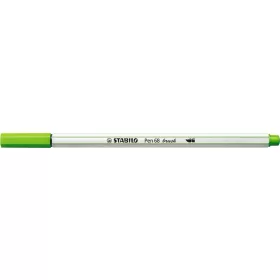 Ecsetirón, STABILO "Pen 68 brush", fűzöld