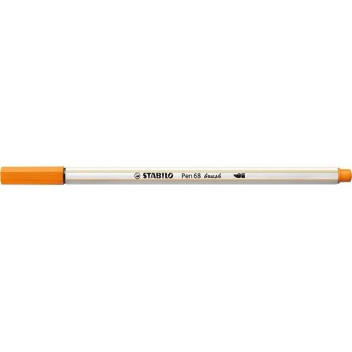 Ecsetirón, STABILO "Pen 68 brush", narancs