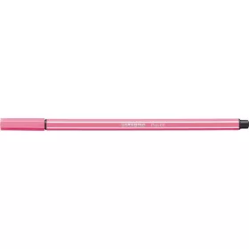 Filctoll, 1 mm, STABILO "Pen 68", halvány rózsaszín