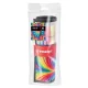 Filctoll, készlet, 1 mm, felcsavarható, STABILO "Pen 68 ARTY", 25 különböző színű