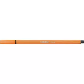 Filctoll, 1 mm, STABILO "Pen 68", halvány narancssárga