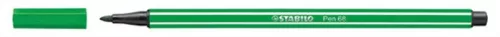 Filctoll, 1 mm, STABILO "Pen 68", zöld