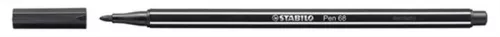 Filctoll, 1 mm, STABILO "Pen 68", fekete