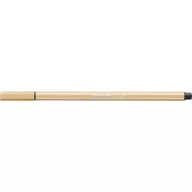 Filctoll, 1 mm, STABILO "Pen 68", világosokker