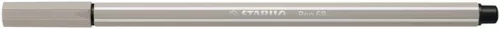Filctoll, 1 mm, STABILO "Pen 68", melegszürke