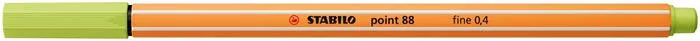 Tűfilc, 0,4 mm, STABILO "Point 88", lime zöld