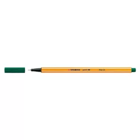 Tűfilc, 0,4 mm, STABILO "Point 88", fenyőzöld