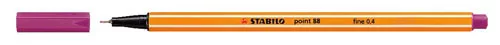 Tűfilc, 0,4 mm, STABILO "Point 88", sötétlila