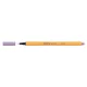 Tűfilc, 0,4 mm, STABILO "Point 88", pasztell-lila