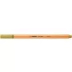 Tűfilc, 0,4 mm, STABILO "Point 88", khaki