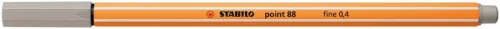 Tűfilc, 0,4 mm, STABILO "Point 88", melegszürke