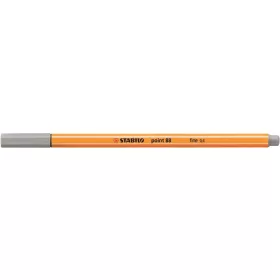 Tűfilc, 0,4 mm, STABILO "Point 88", közép jégszürke
