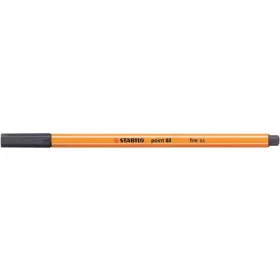 Tűfilc, 0,4 mm, STABILO "Point 88", payne-szürke