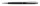 Golyóstoll, fekete "Lille Pen", fehér SWAROVSKI® kristállyal, 14cm, ART CRYSTELLA®
