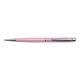 Golyóstoll, rózsaszín "Lille Pen", fehér SWAROVSKI® kristállyal, 14cm, ART CRYSTELLA®