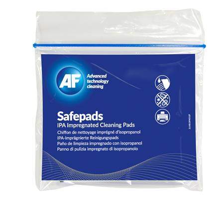 Tisztítókendő, izopropil alkohollal, nagy méretű, 10 db, AF "Safepads"