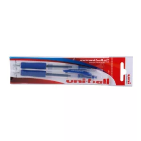   Golyóstoll, 0,3 mm, nyomógombos, UNI "SN-100 Laknock", kék